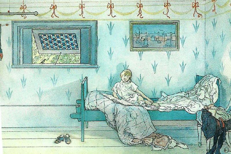 Carl Larsson kukuliku, klockan ar sju